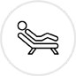 A person reclining